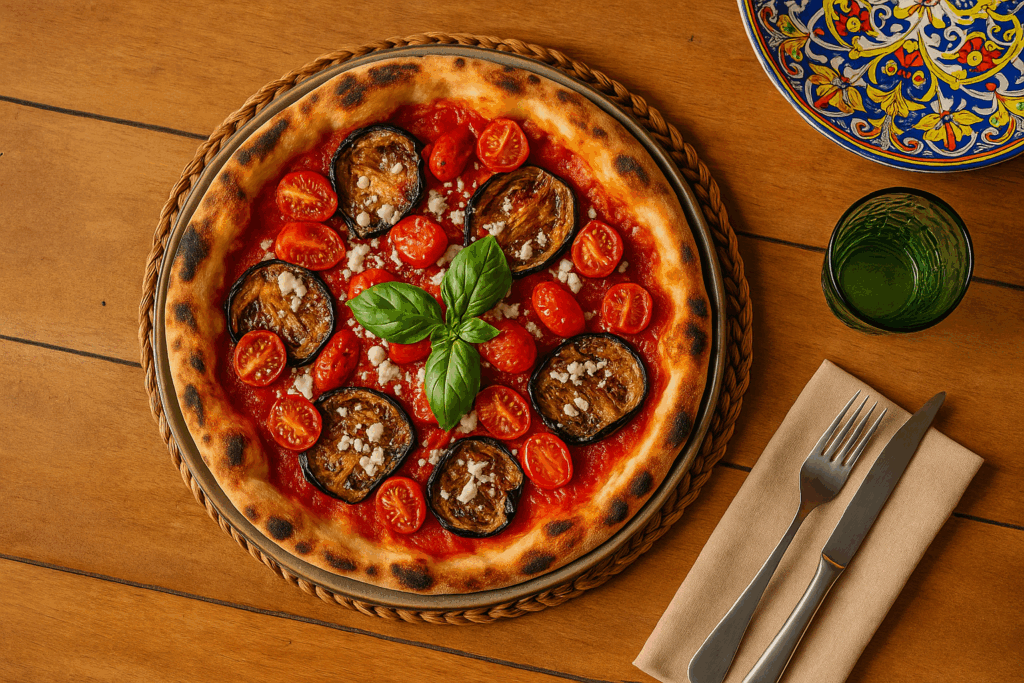 Scopri la Pinsa romana al Bonamorone Ristorante di Agrigento: impasto leggero, ingredienti freschi e gusto unico vicino alla Valle dei Templi.”